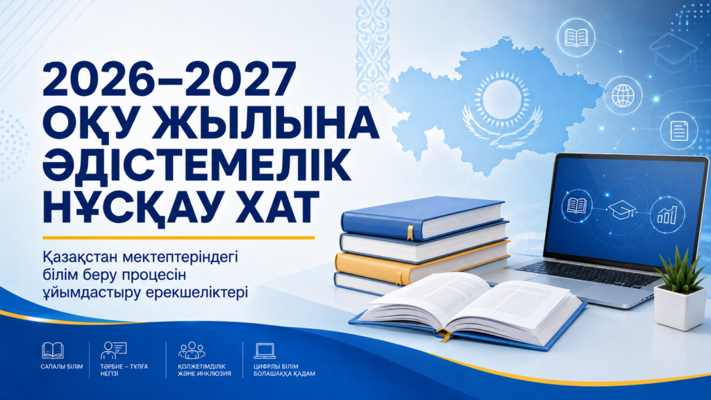 Әдістемелік нұсқау хат 2026-2027 оқу жылына. Алтынсарин