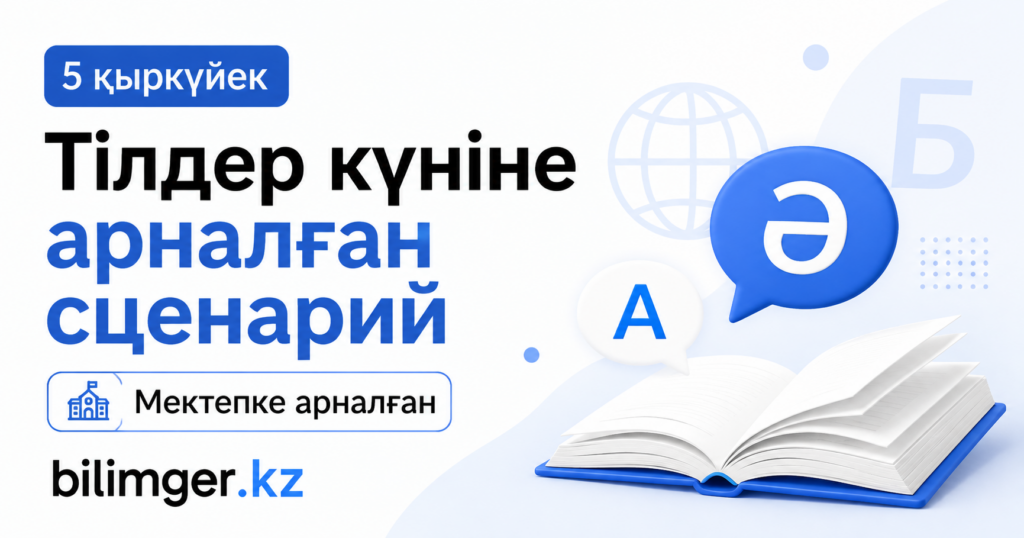 5 қыркүйек – Тілдер күніне арналған сценарий | Мектепке